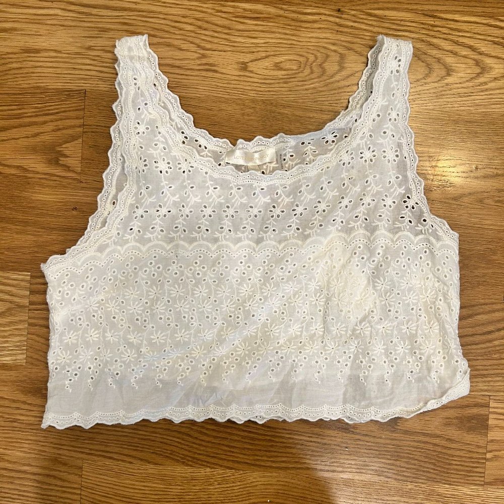 Love Shack Fancy Luvita Crop Top